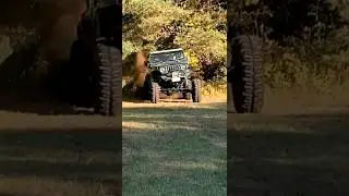 LAUNCH V8 Swapped Jeep TJ on 1 Tons #shorts