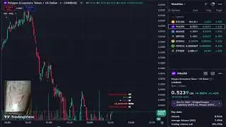 Live Today - Watching the Crypto Charts - #BTC #ETH #POL #ADA #XRP