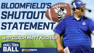 Bloomfield Football's STATEMENT Week One Shutout | Bees' Coach Matt Kuchar | Small Town Ball