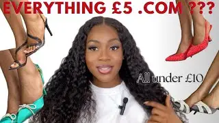 E5P  HUGE EVERYTHING &pound;5 SHOE HAUL | All Under &pound;10 *Shocked 😳 *