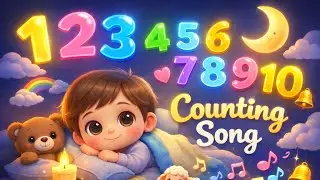 123 Counting Song for Kids | Bedtime Numbers 1&ndash;10 Lullaby #cartoon #bedtimestories 