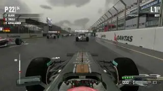F1 2011 Team Lotus Rain Gameplay