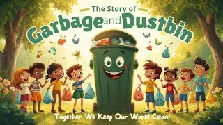 The story of Dustbin and garbage  #story #Kidscartoon #video #hygiene 