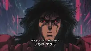 NARUTO anos 80 Retro Anime Retro City Version