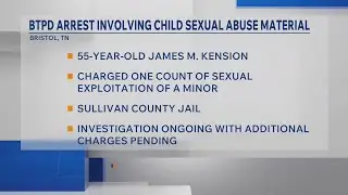 Blountville man charged with sexual exploitation of a minor