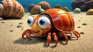 Click Clack Goes the Crab! 🐚 | Find the Perfect Shell | Hermit Crab Beach Song for Kids