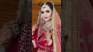 Beautiful bride &hearts;️। #bridelmakup #makeupartist #beautyindustry #trending video #trending