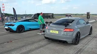 880HP Audi TT RS *BIG TURBO* vs 900HP Mclaren 720s