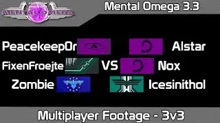 C&C Mental Omega 3.3.2 Multiplayer #111 - Virus vs Haihead