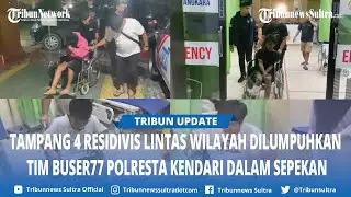 Sepekan di Bulan Januari 2026, Tim Buser77 Polresta Kendari Tumbangkan 4 Residivis Lintas Wilayah