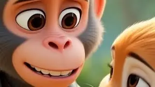 Jax the Monkey 🐒  with Bibi the Rabbit 🐇 