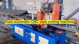Automatic Servo CNC Pipe Profile Cutting Machine With High Feeding Precision
