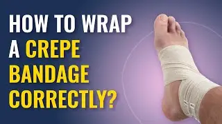 Как наложить креповую повязку на лодыжку? | MFine