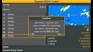 Split-out Humminbird Waypoints