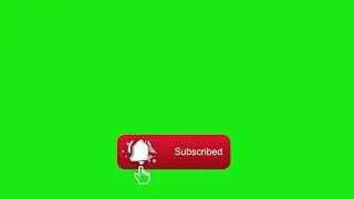red subscribe effect on green screen animated || NCT ||
