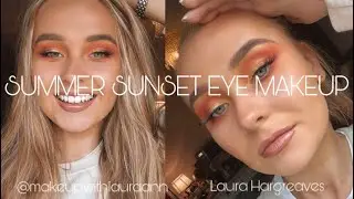 Summer Sunset Eye Makeup | Eyeshadow