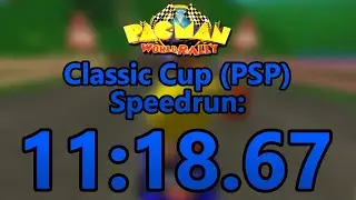 Pac-Man World Rally (PSP) - Classic Cup Speedrun In 11:18.67 (9:58.26 IGT)【Former World Record】