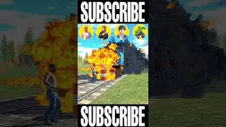 INDIAN BIKE DRIVING 3D 🤯 ALL CHARACTERS JUMP CHALLENGE 💥 | #shorts #gaming #challenge #gta #ibd3d