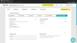 How to create an Email Marketing campaign in MDirector?