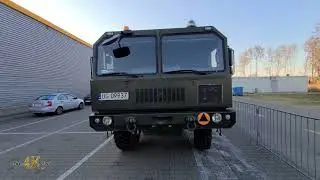 Europe: Polish military truck Jelcz Star spotted at Ukrainian refugee camp 3-19-2022