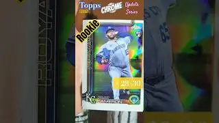 Opening one pack of 2025 Topps Chrome Update Series Baseball ⚾️ 👌 #openingonepack #packopening #OOP