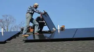 Black Solar Panel Rooftop Solar System
