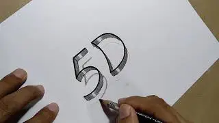How to draw trending 5D DRAWING, 5D ILLUSION