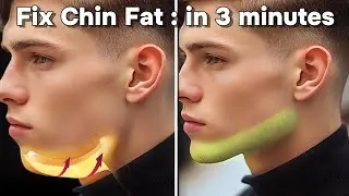 Fix chin fat in 3 minutes. 