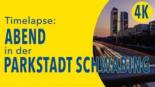 Timelapse: Abend an der Parkstadt Schwabing