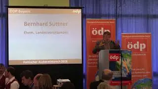 &Ouml;DP Bayern - Aschermittwoch 2018 - 03 - Rede - Bernhard Suttner