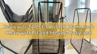 Review G TALECO GEAR Hammock Chair with Stand,Heavy-Duty and Rustproof Hanging Chair with Stand,Hamm