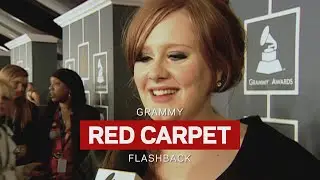 Adele Celebrates Her First GRAMMY Win In 2009 | GRAMMY Red Carpet Flashback