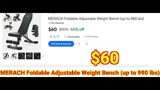 2026-01-11 MERACH Foldable Adjustable Weight Bench (up to 990 lbs)