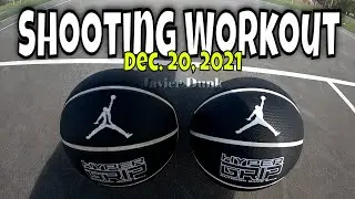 🏀  Basketball Shooting Drills | NIKE Jordan Hyper Grip 4P | December 21, 2021