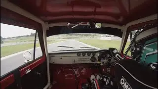 Austin A40 Oulton Park Gold Cup HRDC - James Dorlin Qualifying Pole Position