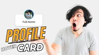 Stylish Profile Card Hover Animation Tutorial (HTML CSS Only)