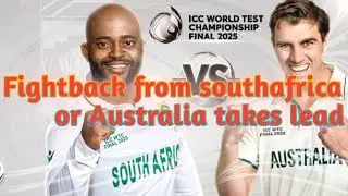 Fightback from southafrica Australia take lead|2dayWtcfinal2025|Bavuma|Starc|Rabada|Cristychronicles