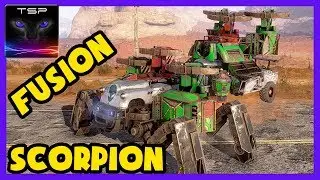 Crossout #397 ► HEXA SCORPION -- 6x Spike Crossbows Fusion Tank Build