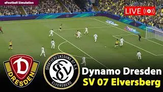 🔴Live- Dynamo Dresden gegen SV 07 Elversberg | Bundesliga 2 2025/26 | eFootball PES21 Simulation