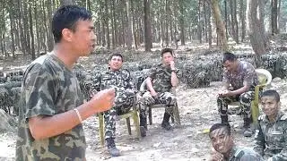 nepal army doing funny