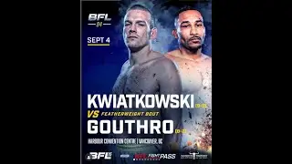 BFL 84 Josh Kwiatkowski vs. Teshay Gouthro Faceoff