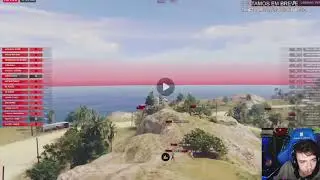 Bkinho reagindo ao 15 x 15 na ilha pela vis&atilde;o do Drkz
