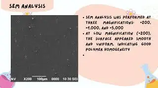 Polyethylene Plastics Bag FTIR & SEM Analysis- STK31123 Polymer Chemistry