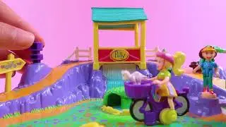 Vintage Polly Pocket 1998 Cycling -Action Park Mattel 21943 100% Complete