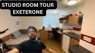 &pound;200 GBP Studio Room Tour at Exeter One | University of Exeter 🇬🇧 || Yaar Stories