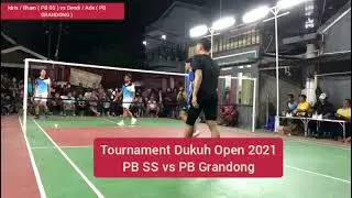 Tarkam Badminton Dukuh Open 2021 | Dendi / Ade (Pb Grandong) vs Ilham / Idris (PB SS)