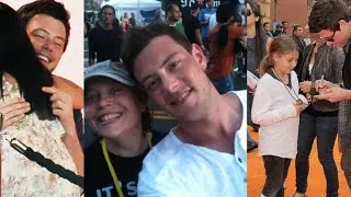 cory monteith loving his fans for almost four minutes straight