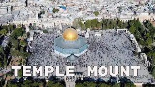 Temple mount, Old City of Jerusalem - Aerial