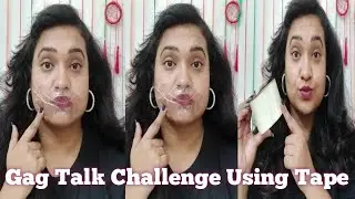 Tape Gag Talk Challenge  || Creative yamini