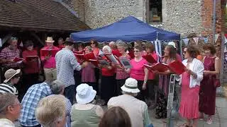 Andover Museum Loft Singers Chickens in the Garden